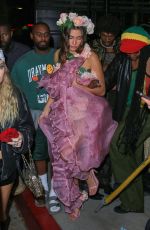 HAILEY BIEBER Arrives at Vas Morgan