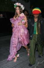 HAILEY BIEBER Arrives at Vas Morgan