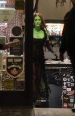 HAILEY BIEBER as She-hulk Out in West Hollywood 10/12/2022