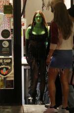 HAILEY BIEBER as She-hulk Out in West Hollywood 10/12/2022