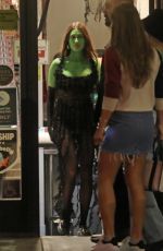 HAILEY BIEBER as She-hulk Out in West Hollywood 10/12/2022