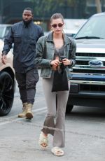 HAILEY BIEBER Leaves Morning Pilates Class in West Hollywood 10/10/2022