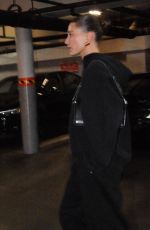 HAILEY BIEBER Leaves Sushi Park in Los Angeles 10/19/2022