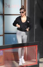 HAILEY BIEBER, MADDIE ZIEGLER and ADDISON RAE at Forma Pilates in West Hollywood 10/21/2022