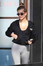 HAILEY BIEBER, MADDIE ZIEGLER and ADDISON RAE at Forma Pilates in West Hollywood 10/21/2022