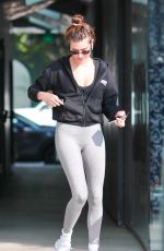 HAILEY BIEBER, MADDIE ZIEGLER and ADDISON RAE at Forma Pilates in West Hollywood 10/21/2022