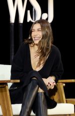 HAILEY BIEBER Speaks on Stage at WSJ Tech Live Conference in Laguna Beach 10/24/2022