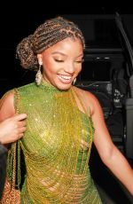 HALLE and CHLOE BAILEY Arrives at Cardi B