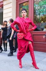 HALSEY Arrives at Vivienne Westwood Fashion Show in Paris 10/01/2022