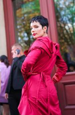 HALSEY Arrives at Vivienne Westwood Fashion Show in Paris 10/01/2022