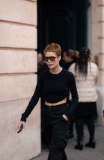HALSEY Arrives for Fittings at Givenchy Show at Paris Fashion Week 09/30/2022