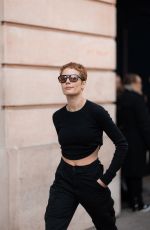 HALSEY Arrives for Fittings at Givenchy Show at Paris Fashion Week 09/30/2022