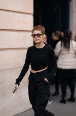 HALSEY Arrives for Fittings at Givenchy Show at Paris Fashion Week 09/30/2022