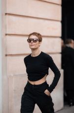 HALSEY Arrives for Fittings at Givenchy Show at Paris Fashion Week 09/30/2022