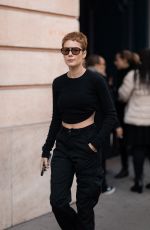HALSEY Arrives for Fittings at Givenchy Show at Paris Fashion Week 09/30/2022