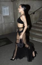 HASLEY Arrives at Tiffany & Co Hosting Beyonce Party at Paris Fashion Week 10/04/2022