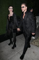 HAYLEY ERBERT and Derek Hough Arrives at Casamigos Halloween Party in Beverly Hills 10/28/2022