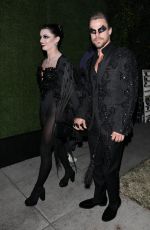 HAYLEY ERBERT and Derek Hough Arrives at Casamigos Halloween Party in Beverly Hills 10/28/2022