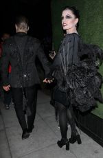 HAYLEY ERBERT and Derek Hough Arrives at Casamigos Halloween Party in Beverly Hills 10/28/2022