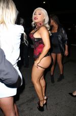 HENNESSY CAROLINA Arrives at Her Sister Cardi B
