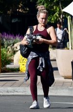 HILARY DUFF Leaves Erewhon Market in Studio City 10/30/2022