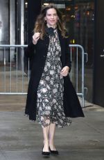 HILARY SWANK Arrives at Good Morning America in New York 10/05/2022