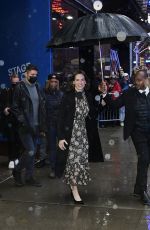 HILARY SWANK Leaves GMA Studio in New York 10/04/2022