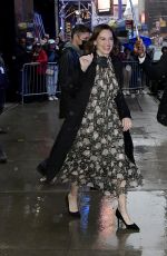 HILARY SWANK Leaves GMA Studio in New York 10/04/2022