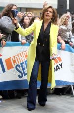 HODA KOTB on the set of Today Show in New York 09/30/2022