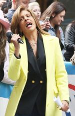 HODA KOTB on the set of Today Show in New York 09/30/2022