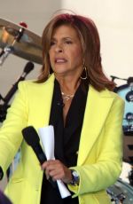 HODA KOTB on the set of Today Show in New York 09/30/2022