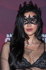 HOLLY SCARFONE at Darren Dzienciol’s Carn*evil Halloween Party in Los Angeles 10/29/2022