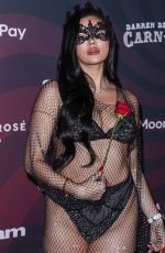 HOLLY SCARFONE at Darren Dzienciol’s Carn*evil Halloween Party in Los Angeles 10/29/2022