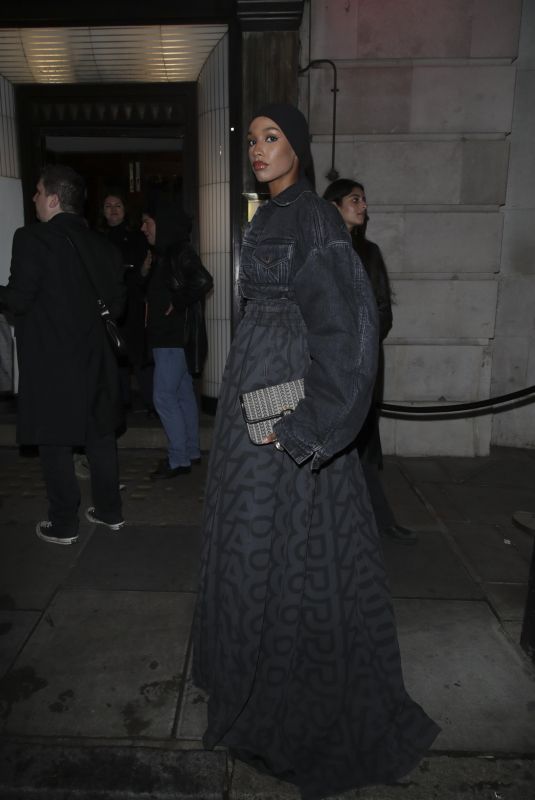 IKRAM ABDI OMAR Arrives at Marc Jacobs Event in London 10/14/2022