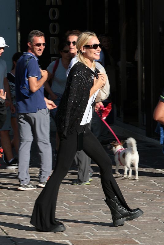 ILARY BLASI Out with Friends in Cortina d