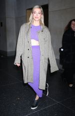 ILIZA SHLESINGER Leaves Today Show in New York 10/11/2022