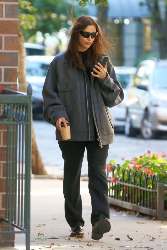 IRINA SHAYK Heading for Lunch in New York 10/20/2022