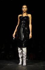 IRINA SHAYK Walks Runway at Vivienne Westwood Show at Paris Fashion Week 10/01/2022