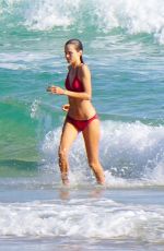 ISABEL LUCAS in Bikini at a Beach in Byron Bay 09/23/2022