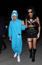 JAILEY and Justin BIEBER Head to Peppermint Club for Halloween Party in West Hollywood 10/30/2022