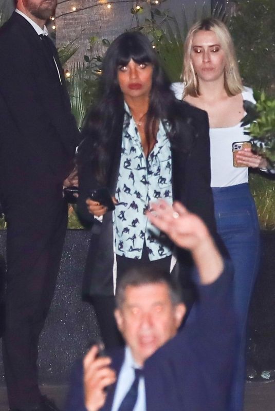 JAMEELA JAMIL Leaves Black Panther: Wakanda Forever Premiere Afterparty in Los Angeles 10/26/2022