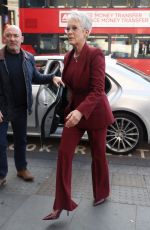 JAMIE LEE CURTIS Arrives at Piccadilly Circus in London 09/29/2022