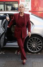 JAMIE LEE CURTIS Arrives at Piccadilly Circus in London 09/29/2022
