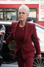 JAMIE LEE CURTIS Arrives at Piccadilly Circus in London 09/29/2022