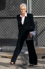 JAMIEE LEE CURTIS Arrives at Jimmy Kimmel Live! in Los Angeles 10/11/2022