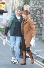 JANE SEYMOUR on the Set of Harry Wild in Ireland 10/26/2022