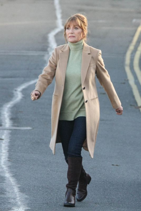 JANE SEYMOUR on the Set of Harry Wild in Ireland 10/26/2022