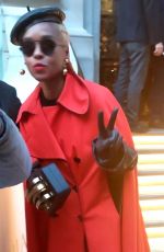 JANELLE MONAE Leaves Her Hotel in London 10/13/2022