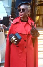 JANELLE MONAE Leaves Her Hotel in London 10/13/2022