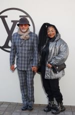 JANET JACKSON at Louis Vuitton Womenswear Fashion Show at PFW in Paris 10/04/2022